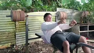 Entrenamiento de pesas en casa