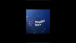 How to Create wiggle text in Adobe Premiere Pro | Adobe Premiere Tutorial | Premiere tips