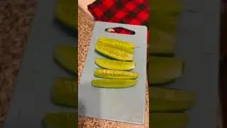Garlic Dill Pickle Recipe using Fresh Cucumbers from our Garden. #pickles #homemadepickles #pickle