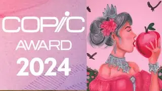 Copic Award Contest Entry 2024 - Pink Lady Apple