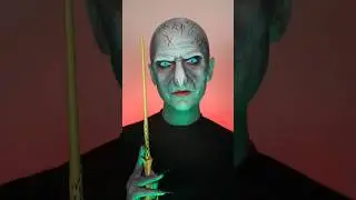 AVADA KEDAVRA 🪄 Voldemort Makeup Transformation #harrypotter #halloween