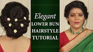 Low Bun Hairstyle Tutorial | Step by Step Hair Bun Tutorials | Elegant BUN Hairstyles For Girls