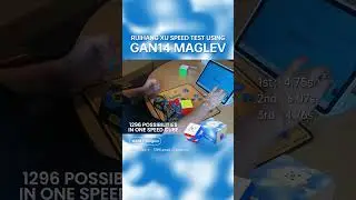 GANCUBE - Ruihang Xu GAN14 Maglev Speed Test
