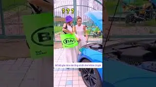Đổ bột gáo dừa vào ống xả ô tô để chơi khăm chị gái, #shorts  ; #hatgiongthanhdat