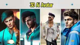 3D Ai Avatar create like midjourney | how to use midjourney | midjourney