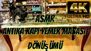ASMR Antika Kapı Yemek Masası Dönüşümü | Vintage Kapı | ASMR Restorasyon 🚪