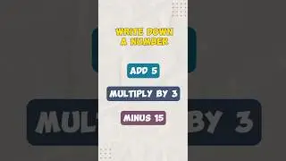Learn this Maths Magic Tricks 😮 