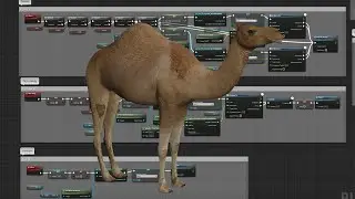 Medhue Camel Updated with a Blueprint AI in Unreal Engine