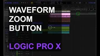 How to adjust the waveform In Logic Pro X