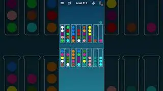BALL SORT PUZZLE LEVEL 515 / +1 TUBE