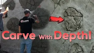 Create Depth in Vertical Concrete