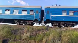 Тэп70бс-0035 с пассажирским поездом №318Й на переезде (перегон Неприк - Колтубанка)