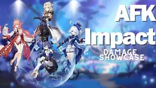 Genshin AFK Team Damage Showcase