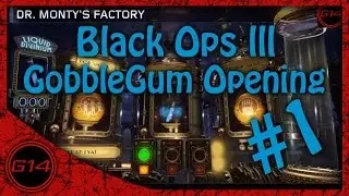Call Of Duty : Black Ops 3 Zombies -My First GobbleGum Opening #1 - DR MONTY'S FACTORY !