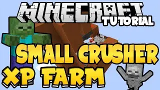 Minecraft Tutorial: Crusher XP Farm 4x4 - MC 1.10