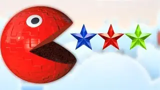 Learn Colors Compilation with PACMAN Watermelon and 3D a donut for Kid children