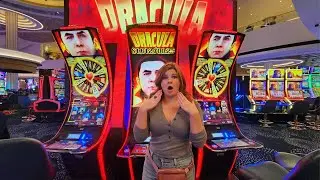 Epic WINS on The NEW Dracula Slot Machine in Las Vegas!