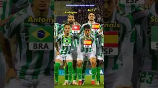 Real Betis squad vs Fiorentina UEFA Conference League Semi-Final 2025🔥Nations❤️