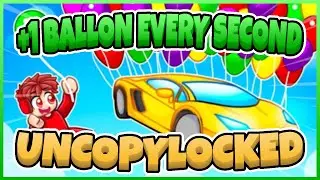+1 Ballon Every Second Free Uncopylocked [Roblox Studio]