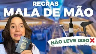 BAGAGEM DE MÃO VOOS INTERNACIONAIS 2024 I Regras, dicas, itens permitidos e PROIBIDOS
