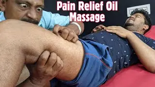 Leg Pain And Knee Pain Relief Deep Tissue Massage | Asmr Foot Massage