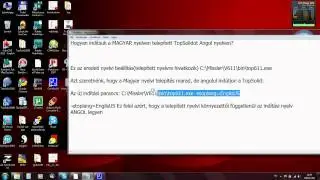 Indítási nyelv változtatás