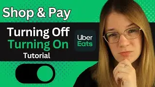 How to disable and enable Shop & Pay feature with Uber Eats in 39 seconds.
