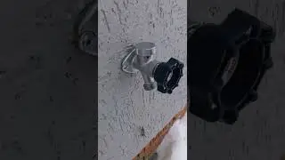 Незамерзающий фасадный кран для уличных нужд