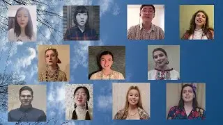 Ах ночь, голубая ночь. Интернациональный ансамбль народной песни МГУ 