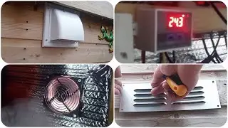 solar shed update: extraction fan and digital thermostat controller