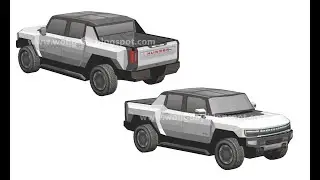 Hummer EV Papercraft