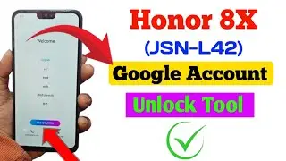 Honor 8x Frp Bypass || Honor 8x frp Unlock tool ||Huawei 8x JSN-L22 Frp remove Unlock tool