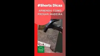 #shorts Dicas #2 Aprenda como PREGAR MADEIRA e não machuque o dedo!