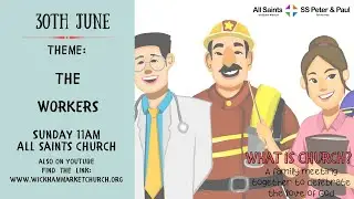 Service at All Saints Church 30th June 11am