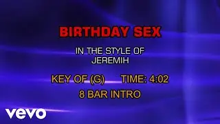 Jeremih - Birthday Sex (Karaoke)