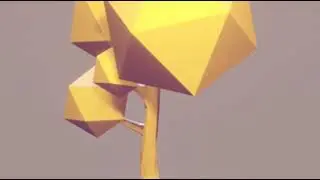 Lowpoly Tree-Blender 3d