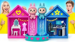 We Build Amazing Doll House for Labubu | Funny Moments by Multi DO Smile