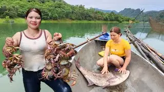 FULL VIDEO: Daily life of a girl who makes a living on the lake.