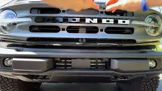 2024 Bronco Black Grille Letter Covers Installation and Review