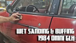 Restoring the Paint on My 1984 Dodge Omni GLH | Wet sanding & buffing