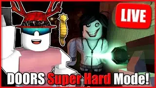PLAYING DOORS SUPER HARD MODE LIVE!!! | Playing Roblox and Chatting