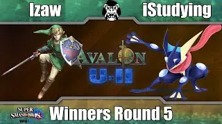 Avalon U-II - Izaw (Link) Vs. iStudying (Greninja) - Winners Round 5 - Smash 4