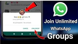 How To Join WhatsApp Groups In 2022| WhatsApp hot girl Group join 2022