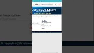RAYALASEEMA UNIVERSITY 2021 RESULTS 3rd and 5th sem 2021 results