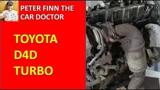 How works Toyota D4D engine Turbo. Years 2000 to 2024