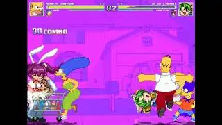 MUGEN - THE SIMPSONS VS DI GI CHARAT!