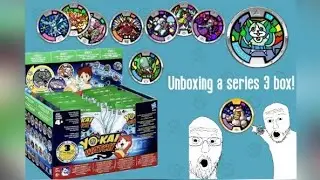 UNBOXING! Yo-kai medal series 3  box, ft Frost Shogunyan and Komabassador
