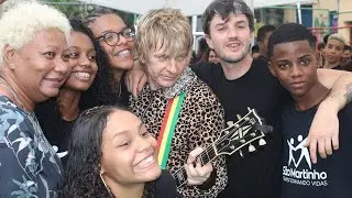 Filho de Ringo Starr visita a São Martinho
