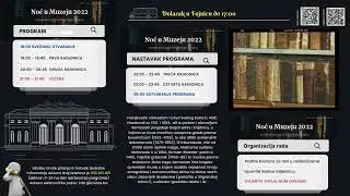 Program rada  NuM2022: Muzej franjevačkog samostana Duha Svetoga, Fojnica