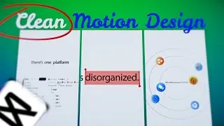Clean Motion Design in CAPCUT | Start Like a Pro in 2026
